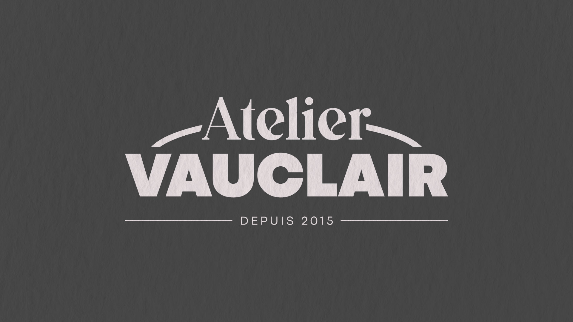 Identité visuelle Atelier VAUCLAIR