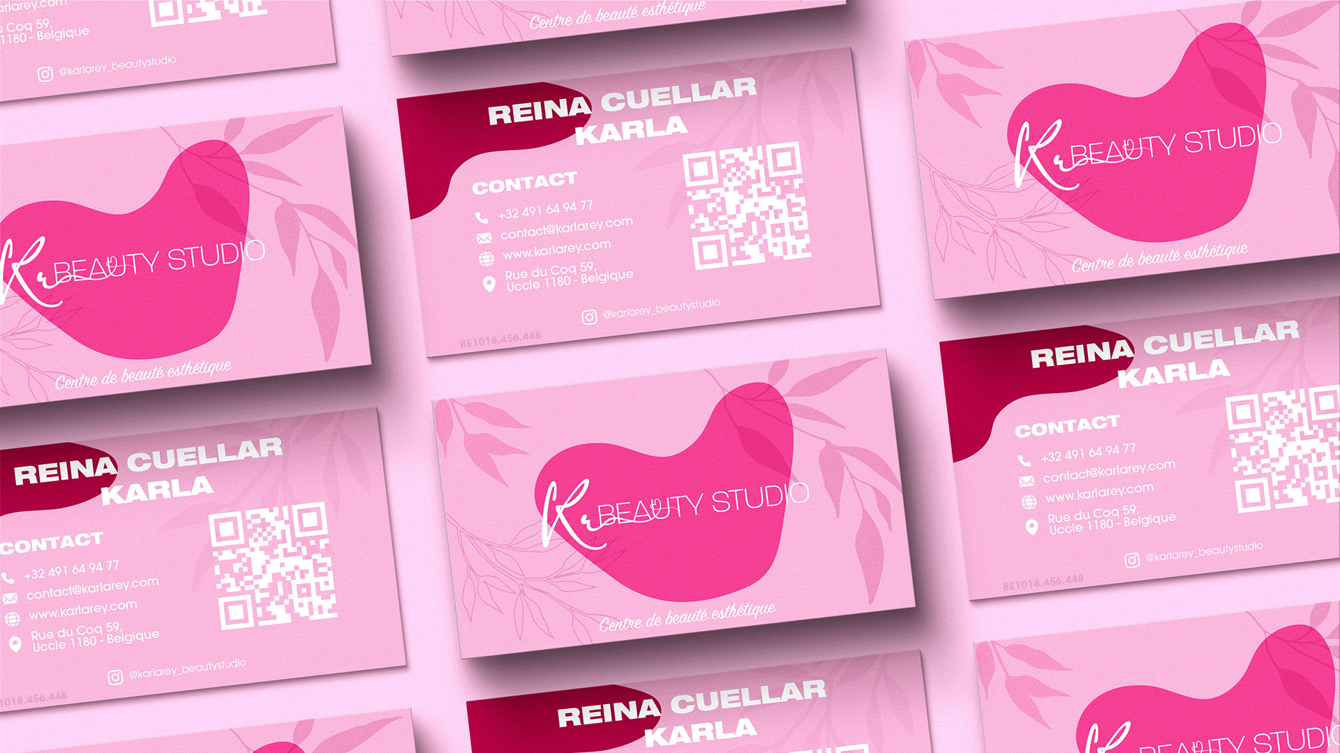 carte de visite kr beauty studio